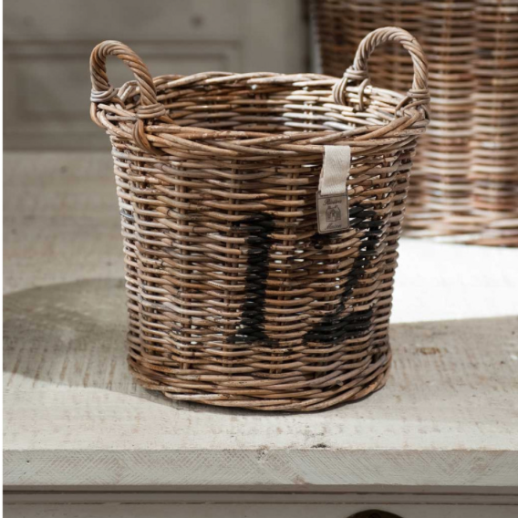Rustic Rattan Planter S