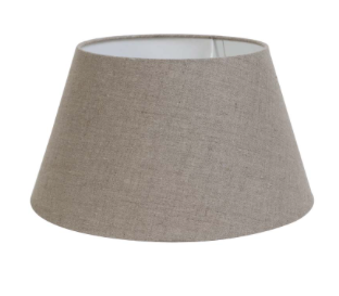 Lampenschirm Shade round 20-15-13cm dark linen
