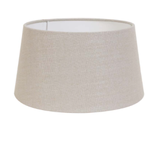 Lampenschirm n-rund 40-35-20 cm LIVIGNO hell grau