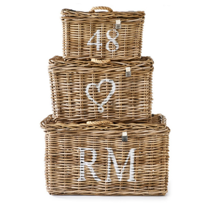 Rustic Rattan Classic RM Basket S/3