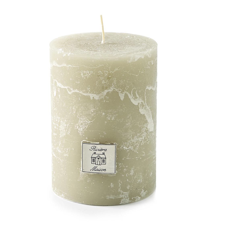 Rustic Candle desert sand 7x10