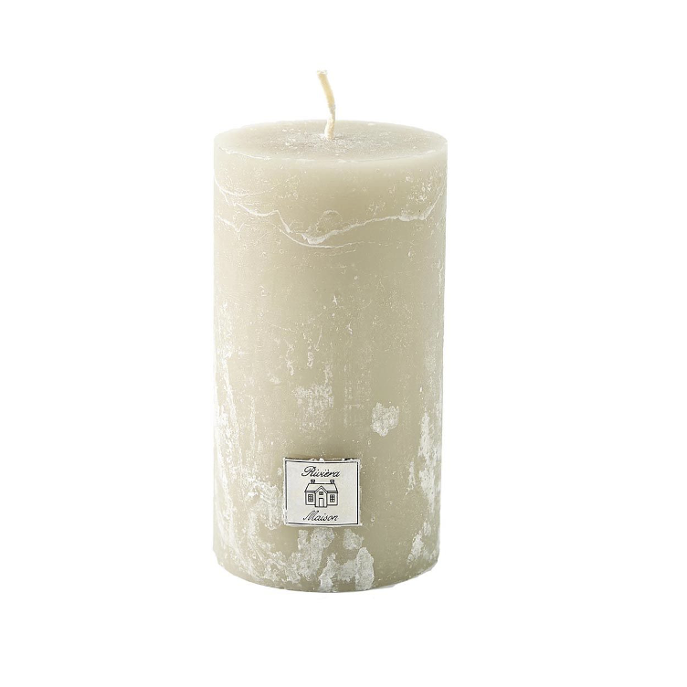 Rustic Candle desert sand 7x13