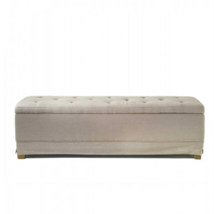 The Club Bench 160x40 linen Flax
