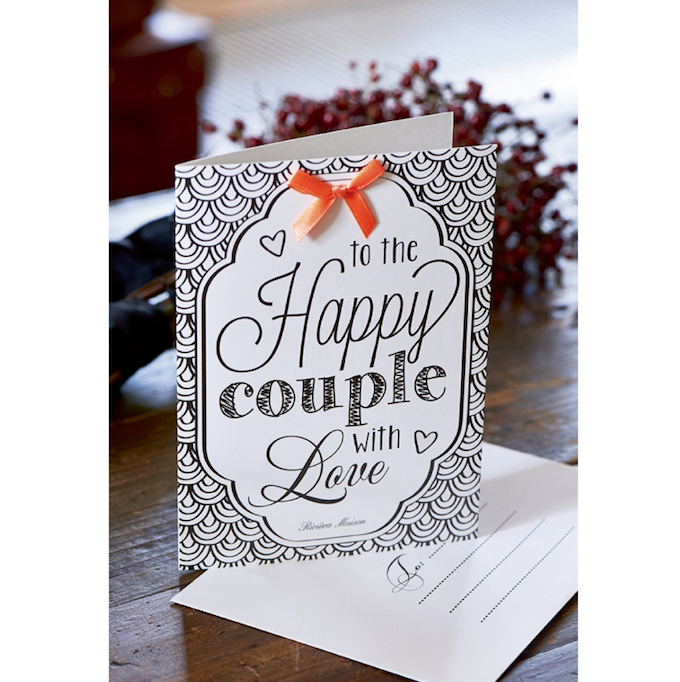 Postcard Happy Couple +envelope