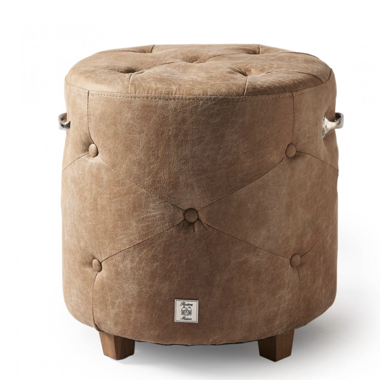 Bowery Footstool Pellini Camel
