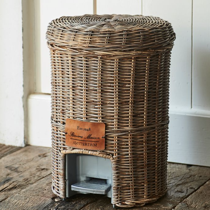 Mülleimer Rustic Rattan Classic