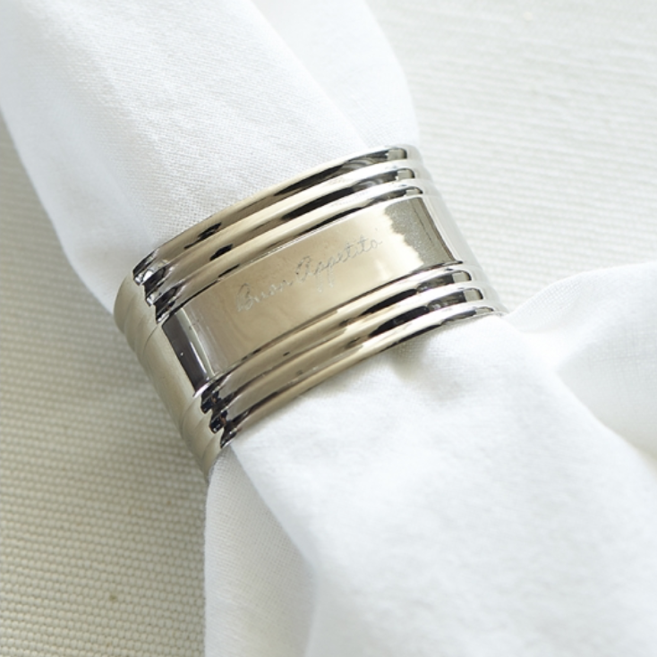 Classic Buon Appetito Napkin Ring