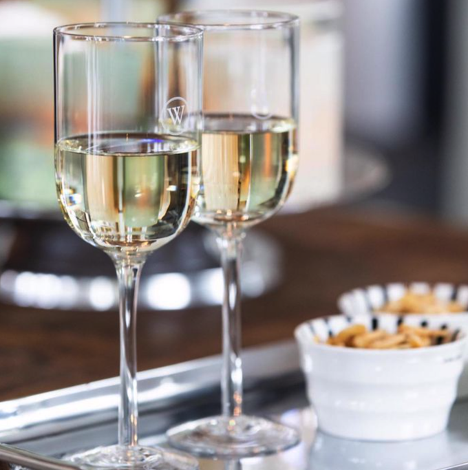 W-White Wine Glass