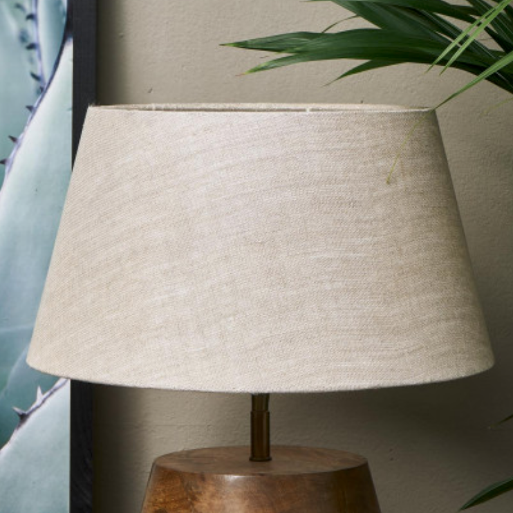 Loveable Linen Lampshade nat 28x38