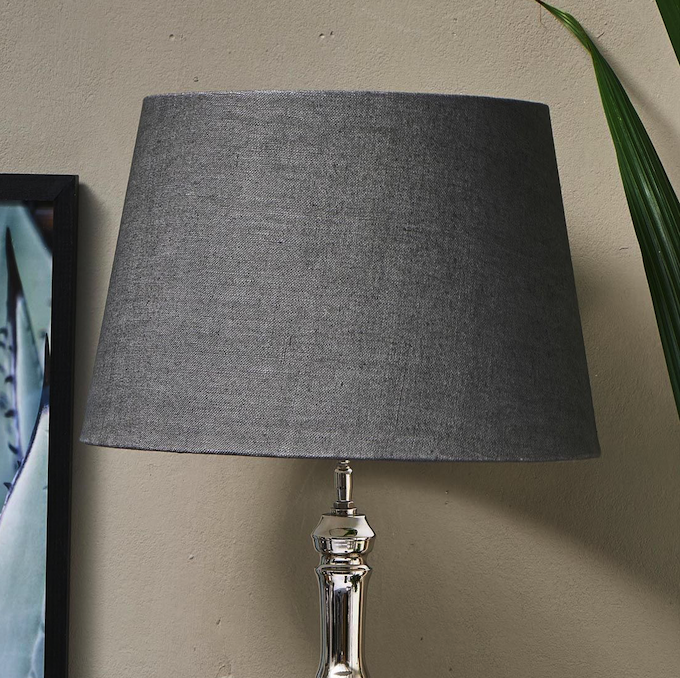 Loveable Linen Lampshade charc