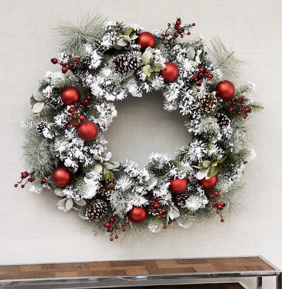 Classic NY Christmas Wreath 100 cm