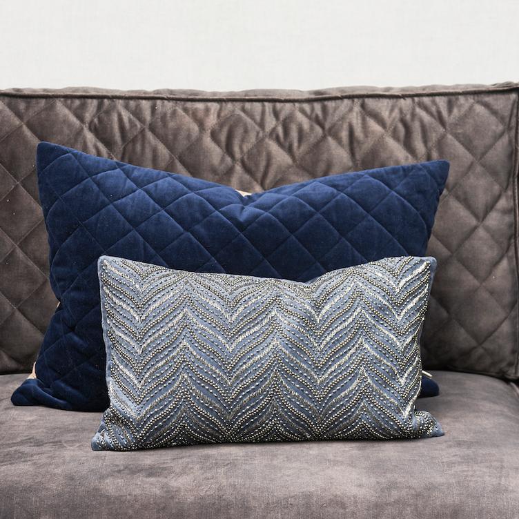 Precious Imp.Velvet P.C. blue 50x30