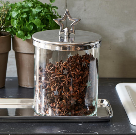 Christmas Star Storage Jar
