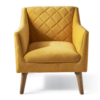 Contessa Armchair Velvet Yellow