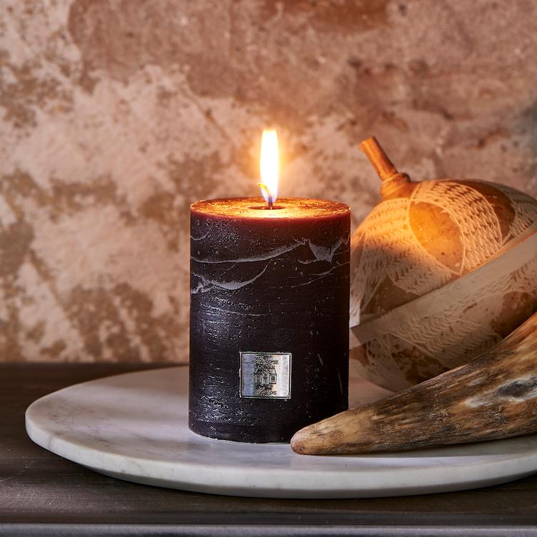 Rustic Candle black 7 x 10