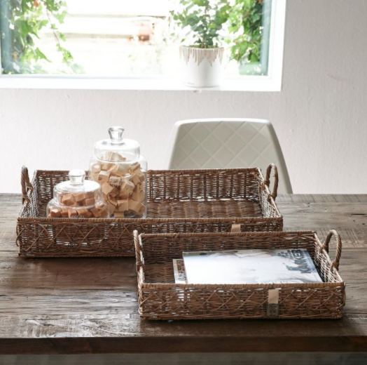 RR Diamond Weave Serving Tray L