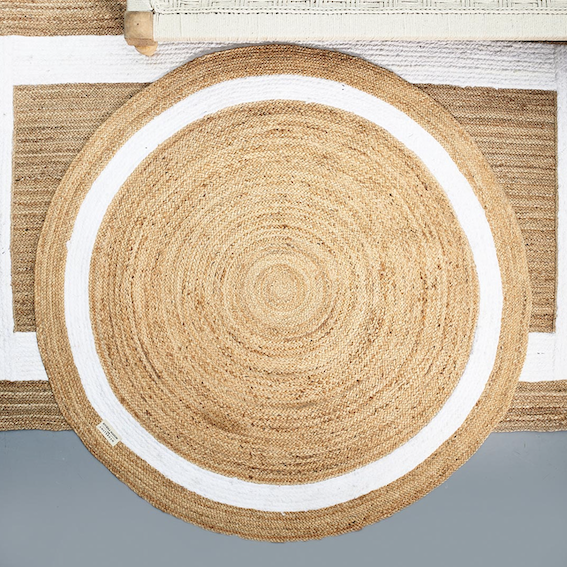 INDOOR Rocat Round Carpet natural 60cm