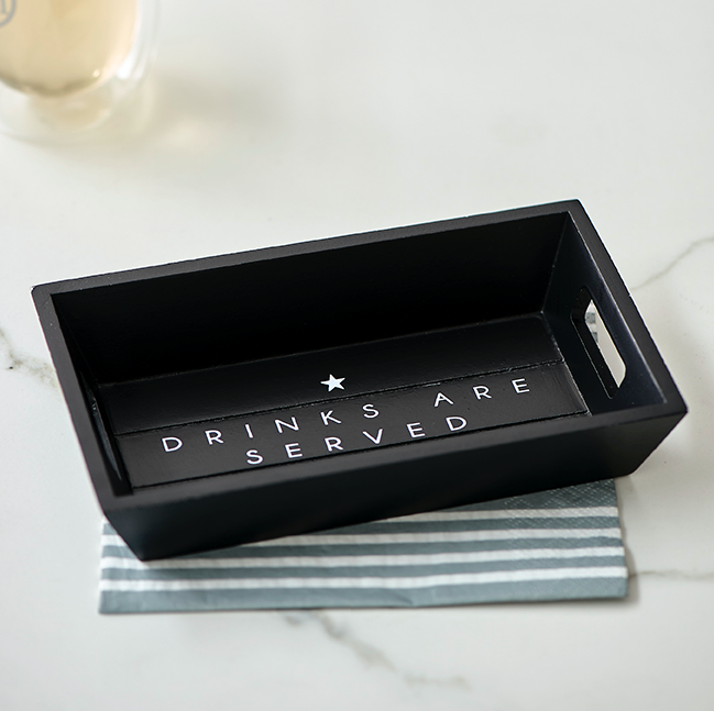 Drinks Are Served Mini Tray