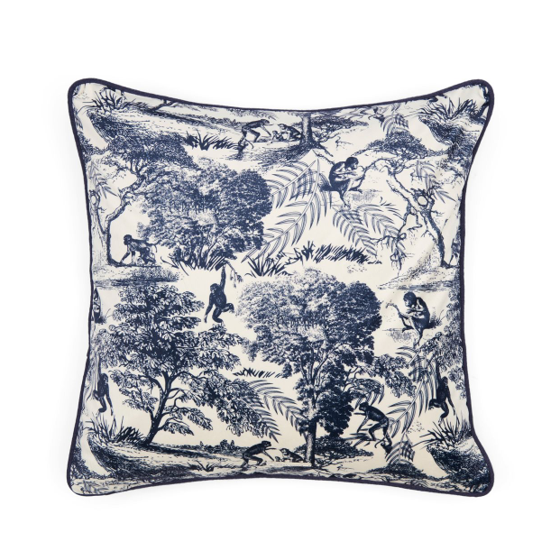 Toile Printed Pillow Cover 50x50 - 1