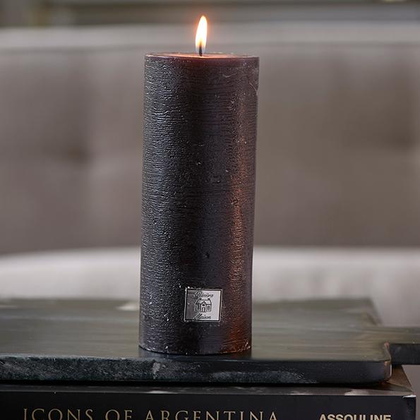 Rustic Candle black 7x18