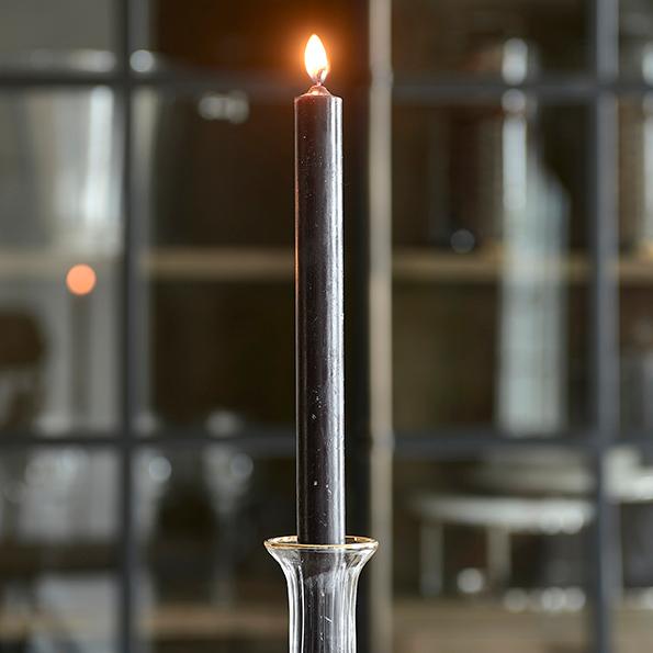 Dinner Candle black 2x25