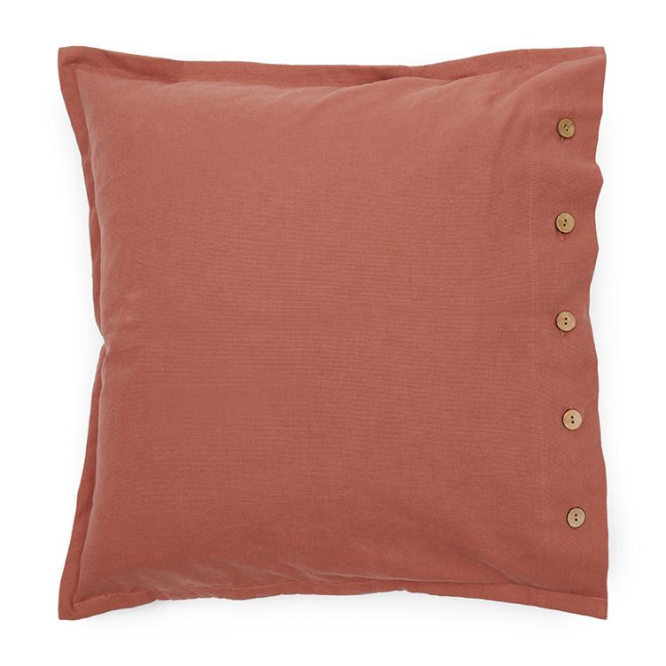 Fleurs Button Pillow Cover - 1