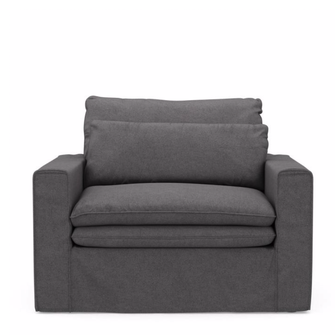 Continental Love Seat StGrey