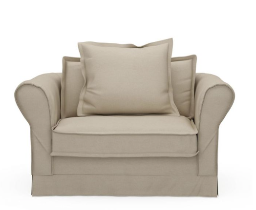 Carlton Love Seat Flanders Flax