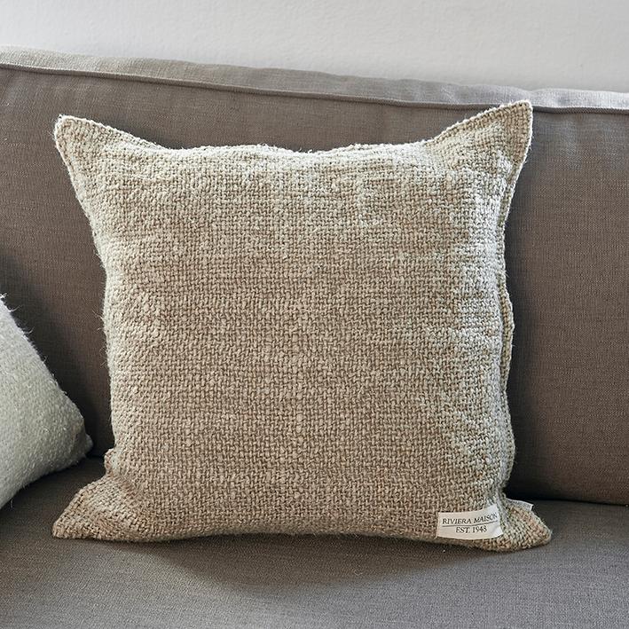 Rough Linen Pillow Cover natural 50x50