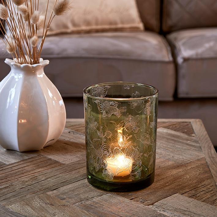RM Flower Votive green