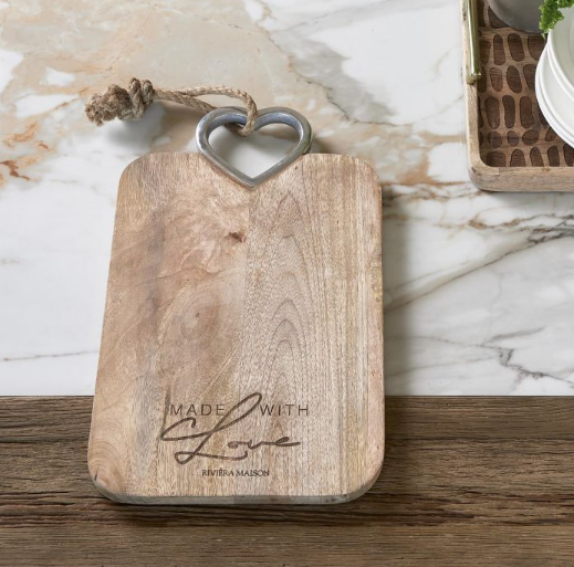 Pretty Heart Chopping Board