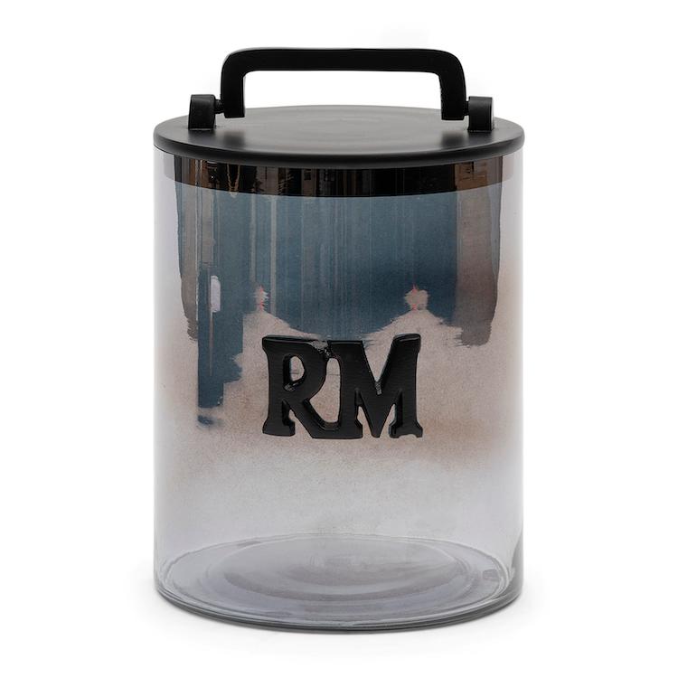 RM Smoked Glass Storage Jar M - 0