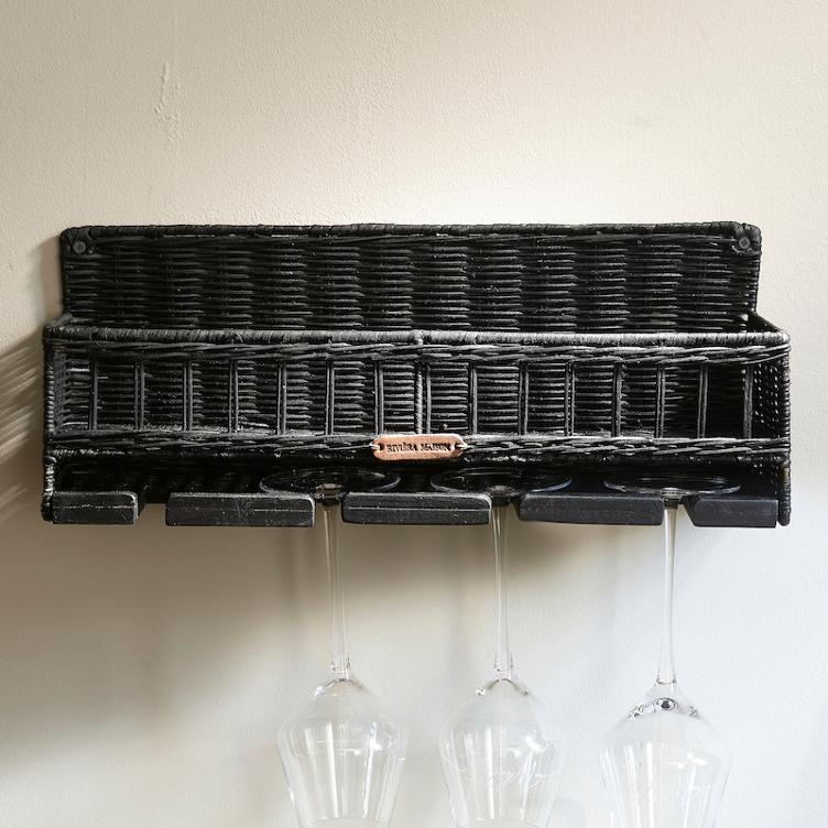 RR Rugged Luxe Hanging Wine Rack - 0