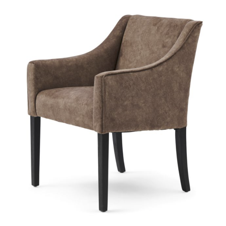 Savile Row Arm Dining Chair Truffle