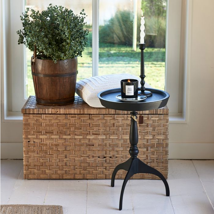 Crosby Adj End Table Black