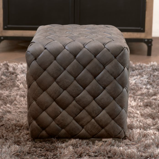 Room 48 Stool 40x40 Pel Espresso