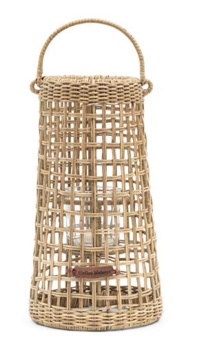 Rustic Rattan Chandra Lantern M - 0