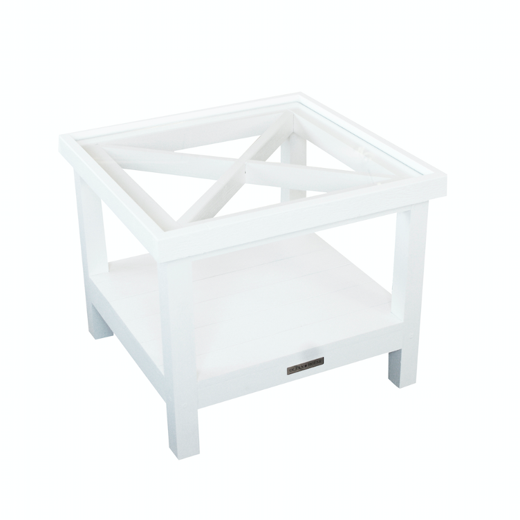 Coffee table Ralph white 60x60