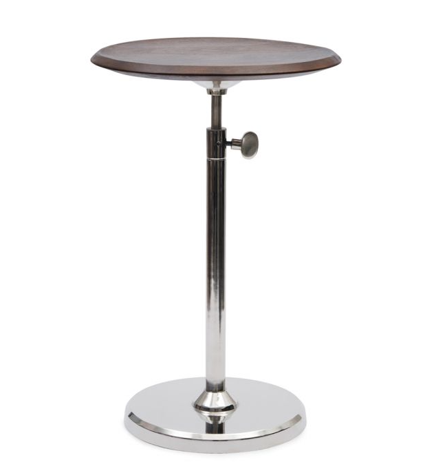 Capri End Table Silver - 3