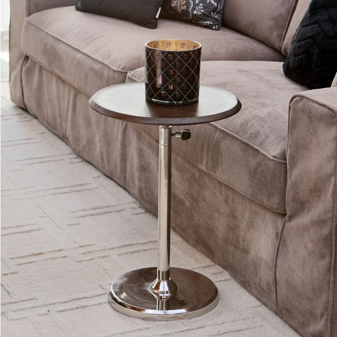 Capri End Table Silver - 4