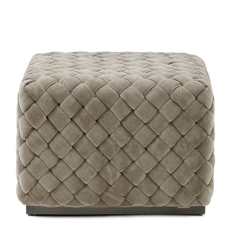 Room 48 Ottoman 60x60 Pebbles