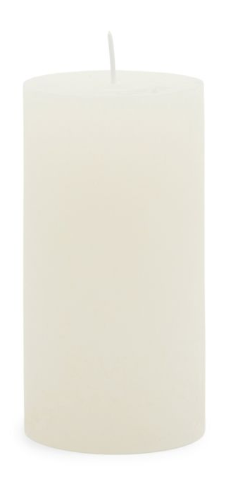 Pillar Candle Rustic white 7x13 - 0