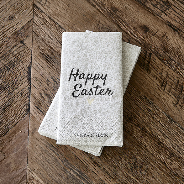 Paper Napkin Happy Easter