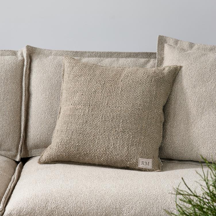 Linen Pillow Cover flax 50x50