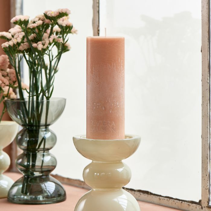 Pillar Candle ECO peach 7x18