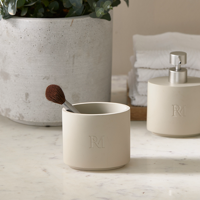 RM Monogram Toothbrush Holder