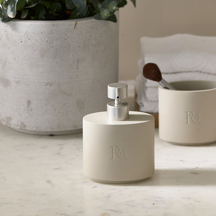RM Monogram Soap Dispenser