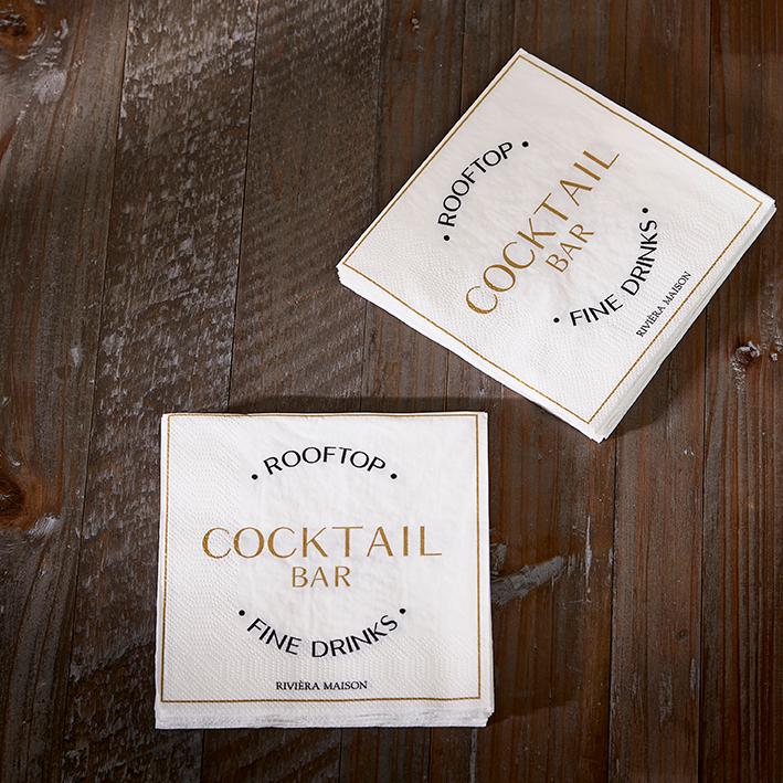 Paper Napkin Rooftop Cocktail Bar