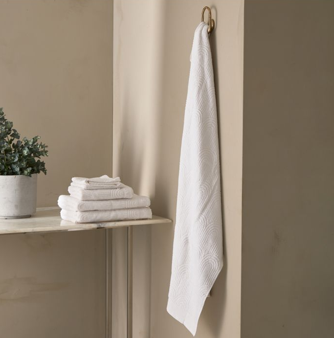 RM Classic Bow Bath Towel wh 140x70