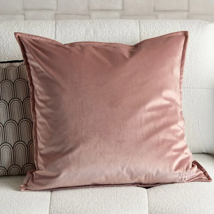 RM Velvet Pillow Cover pink 60x60